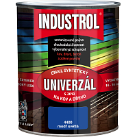 Industrol S2013 universell glänzende Oberfarbe für Metall und Holz, 4400 hellblau, 600 ml