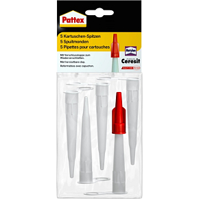 PATTEX Ersatz-Applikationsspitzen für Kartuschen, 5 Stk