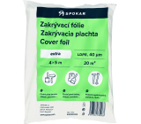 Spokar Hobby Abdeckfolie zum Malen, 40 µ, 20 m², 4 × 5 m