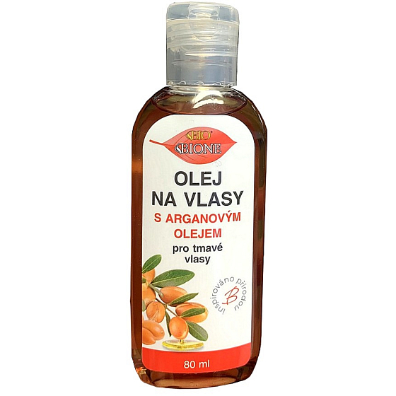 Bione Cosmetics Arganöl für dunkles Haar 80 ml