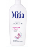 Mitia Silk Satin mit Kokosmilch Flüssigseife Nachfüllung 1 l