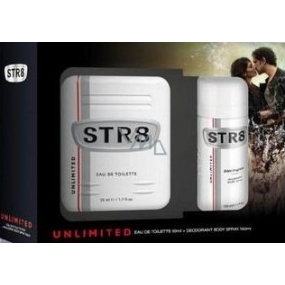 Str8 Unbegrenztes Eau de Toilette 50 ml + Deodorant Spray 150 ml, Geschenkset