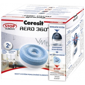 Ceresit Stop Luftfeuchtigkeit Aero 360 Ersatztabletten 2 x 450 g