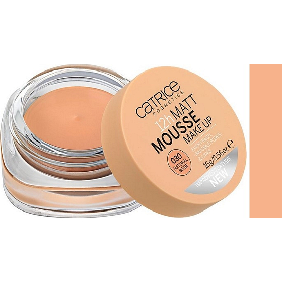 Catrice Matt Mousse 12h Make Up mattes Schaum-Make-up 030 Naturbeige 16 g