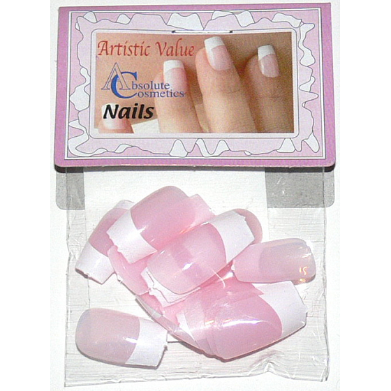 Absolute Cosmetics Nails künstliche Nägel French Manicure 21000 Pink 20 Stück