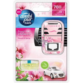 Ambi Pur Car Flowers & Spring komplette Maschine 7 ml