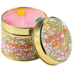 Bomb Cosmetics Bohemian Täuschung - Bohemian Dosis Duftende natürliche, handgemachte Kerze in einer Blechdose brennt bis zu 35 Stunden