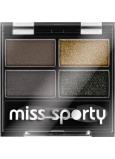 Miss Sports Studio Farbe Quattro Lidschatten 414 100% Smokey 3,2 g