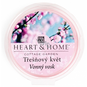 Heart & Home Kirschblüte Soja natürliches duftendes Wachs 27 g