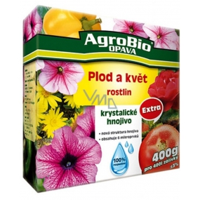 AgroBio Extra Frucht- und Blütenkristalldünger 400 g