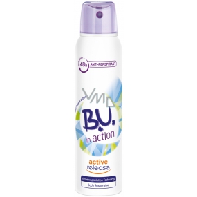 BU In Action Antitranspirant Deodorant Spray für Frauen 150 ml