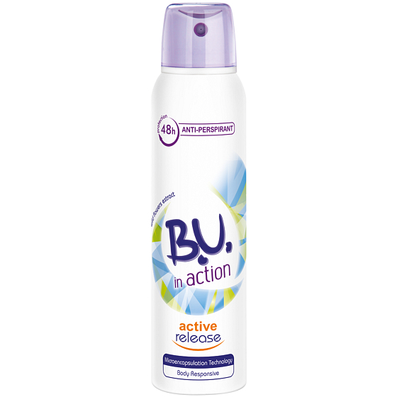 BU In Action Antitranspirant Deodorant Spray für Frauen 150 ml