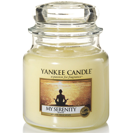 Yankee Candle My serenity Klassische innere Duftkerze aus Glas 411 g