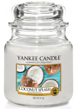 Yankee Candle Coconut Splash - Kokosnuss Erfrischung Duftkerze Classic Medium Glass 411 g