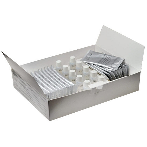 Payot Techni Liss Treatment Kit Komplette Pflege mit professionellem Peeling mit AHA-Säuren und Reparaturmaske zur Wiederherstellung des Gleichgewichts, Lotion Peeling 10 x 10 ml + Poudre Peeling 10 x 5 g + Hyaluronic Mask 10 x 20 g, Kosmetikset