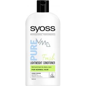 Syoss Pure Fresh Erfrischung und Tagespflege, leichter Balsam für normales Haar 500 ml