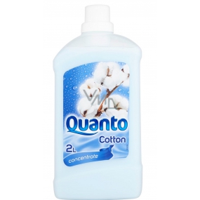 Quanto Cotton Weichspüler mit konzentriertem Weichspüler und leichtes Bügeln 2 l