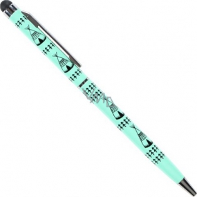 Albi Kugelschreiber mit Teepe Stift auf Grün