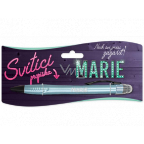 Nekupto Glühender Stift mit dem Namen Marie, Touch Tool Controller 15 cm