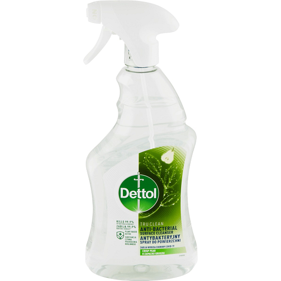 Dettol Tru Clean Pear antibakterielles Spray für Oberflächen 750 ml