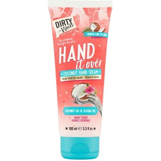 Dirty Works Hand It Over Hand und Nagelcreme mit dem Duft von Kokosnuss 100 ml