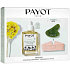 Payot Herbier Huile Dermaquillant BIO Gesichts- und Augenöl 30 ml + Rosa Stirnband + Gua Sha aus Jadestein, Kosmetikset