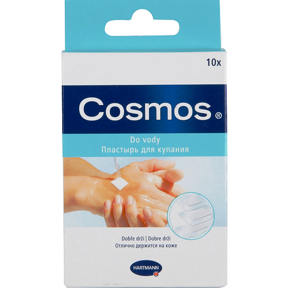 Cosmos Waterproof Wundpflaster 10 Stück in 3 Größen