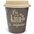 Nekupto Kafetearie Mug To Go Keramik Kaffee Zeit...300 ml zu jeder Zeit