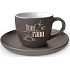Nekupto Kafetearie Espressotasse mit Untertasse Guten Morgen 100 ml