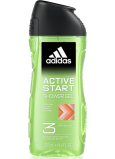 Adidas Active Start 3in1 Duschgel für Körper, Haare und Haut für Männer 250 ml