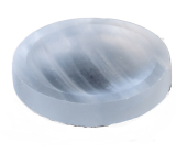 Selenit geschnitzt Naturstein Schale 50 - 60 g, 60 - 65 mm, Engel Energie