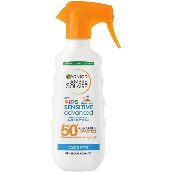 Garnier Ambre Solaire Kids Sensitive Advanced SPF50+ Sonnenschutzspray für Kinder 270 ml
