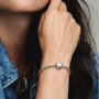 Charme Sterling Silber 925 Sparkling Sterne Perle auf Armband Universum