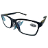 Berkeley Lesebrille Dioptrien +0,5 Kunststoff grün gestreift Blau Block 1 Stück MC2273BC2