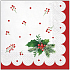 Papierservietten 3-lagig 33 x 33 cm 20 Stück Weihnachtsmistel