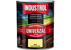 Industrol S2013 universell glänzend Oberflächenfarbe für Metall und Holz, 6050 hellcreme, 750 ml