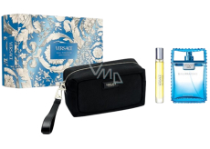 Versace Eau Fraiche toaletní voda 100 ml + cestovní sprej 10 ml + kosmetická taška, dárková sada pro muže