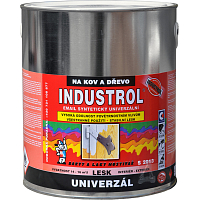 Industrol S2013 universell glänzende Oberfarbe für Metall und Holz, 1000 weiß, 2,5 l