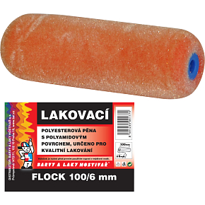 BARVY A LAKY HOSTIVAŘ Moltopren Flock Malerolle für Halter 6 mm, 100 mm, 2x abgerundet