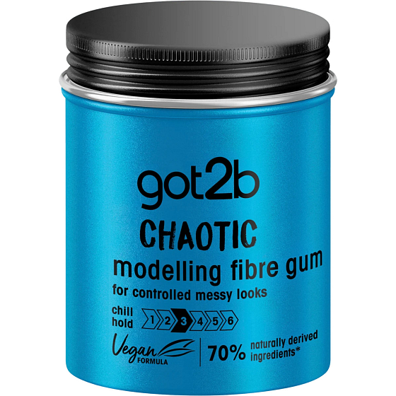 Got2b Chaotic faserhaltiger Formungsgummi für Haarstylings, 100 ml