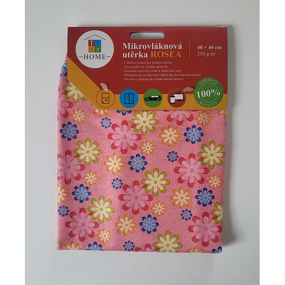 Tidy Home Mikrofaser Reinigungstuch für Oberflächen 40 x 40 cm, 250 g