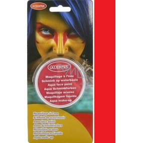 Goodmark Aqua Face Paint Gesichtsfarbe in einem Glas Rot 16 g