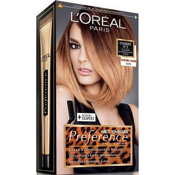 Loreal Paris Préférence Wild Ombré Haarfarbe N2 dunkelblond-mittelbraunes Haar