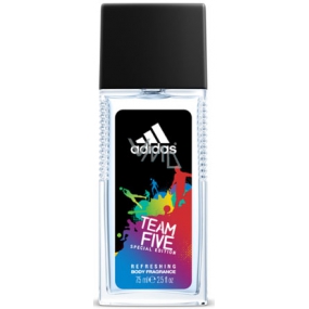 Adidas Team Five parfümiertes Deodorant für Männer 75 ml Tester