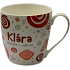 Nekupto Twister Becher namens Klara rot 0,4 Liter
