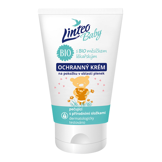 Linteo Baby Bio Ringelblume medizinische Creme für die Haut im Bereich von Windeln 75 ml
