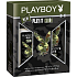 Playboy Play It Wild für Ihn parfümiertes Deodorantglas 75 ml + Duschgel 250 ml, Kosmetikset