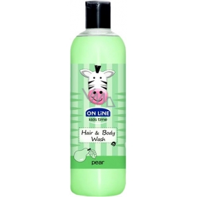 On Line Kids Time Pear 2in1 Duschgel und Shampoo für Kinder 500 ml