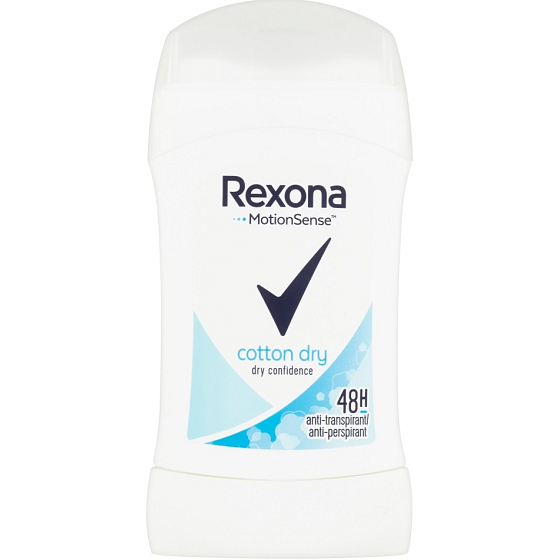Rexona Cotton Dry Antitranspirant Deodorant Stick für Frauen 40 ml