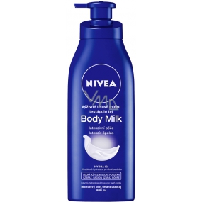 Nivea Body Milk Pflegende Körpermilch für sehr trockene Haut mit Pumpe 400 ml